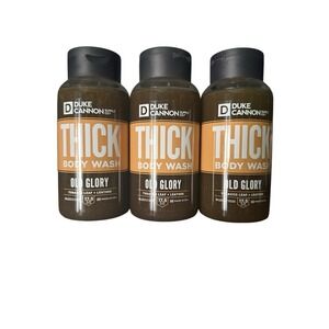 (3) Duke Cannon Thick High-Viscosity Men's Body Wash Old Glory 17.5oz EA New
